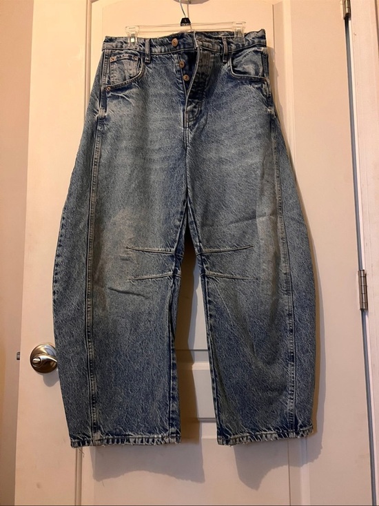 We The Free Denim - We The Free Good Luck Mid-Rise Barrel Jeans